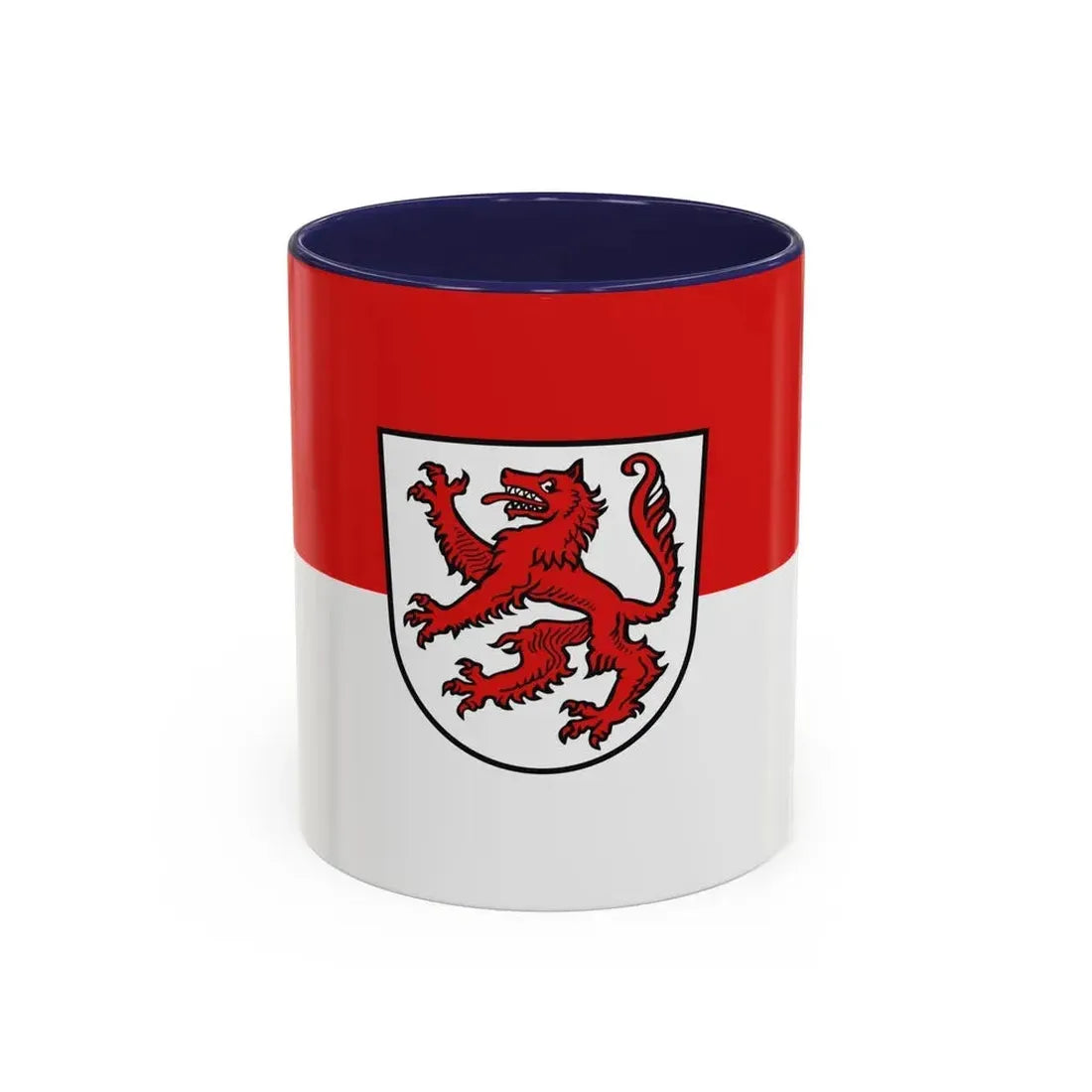 Flag of Passau 2 Germany - Accent Coffee Mug 11oz Navy - Go Mug Yourself