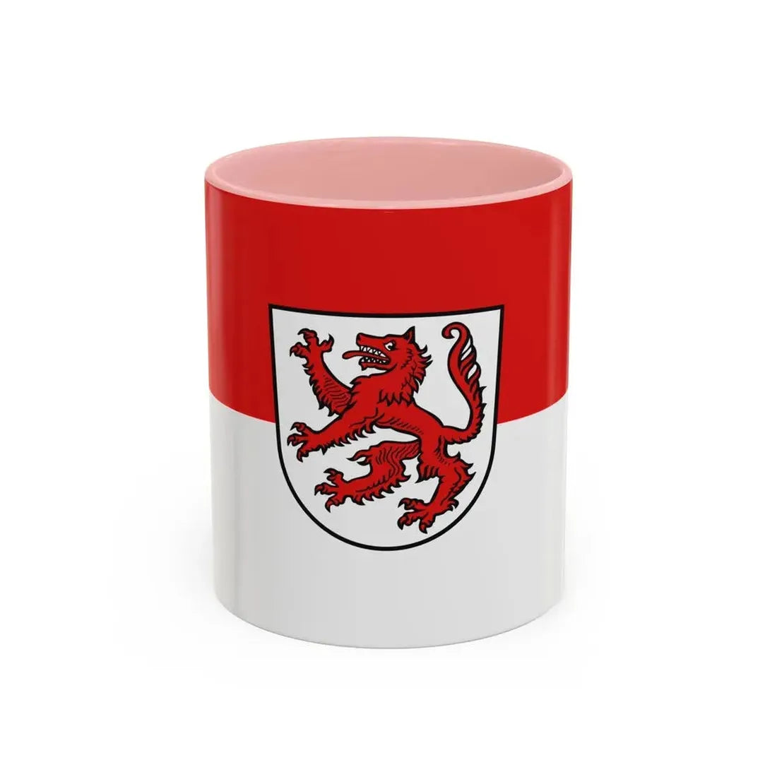 Flag of Passau 2 Germany - Accent Coffee Mug 11oz Pink - Go Mug Yourself