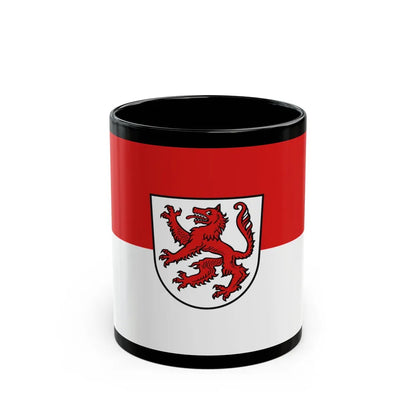 Flag of Passau 2 Germany - Black Coffee Mug-11oz-Go Mug Yourself