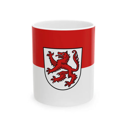 Flag of Passau 2 Germany - White Coffee Mug-11oz-Go Mug Yourself