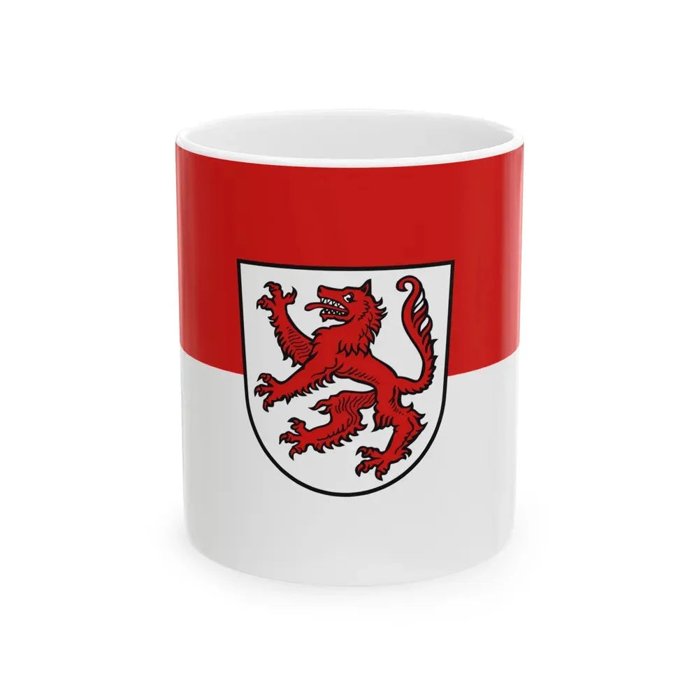 Flag of Passau 2 Germany - White Coffee Mug 11oz - Go Mug Yourself
