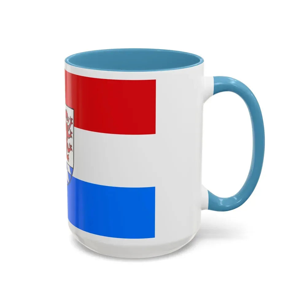 Flag of Passau Germany - Accent Coffee Mug - Go Mug Yourself