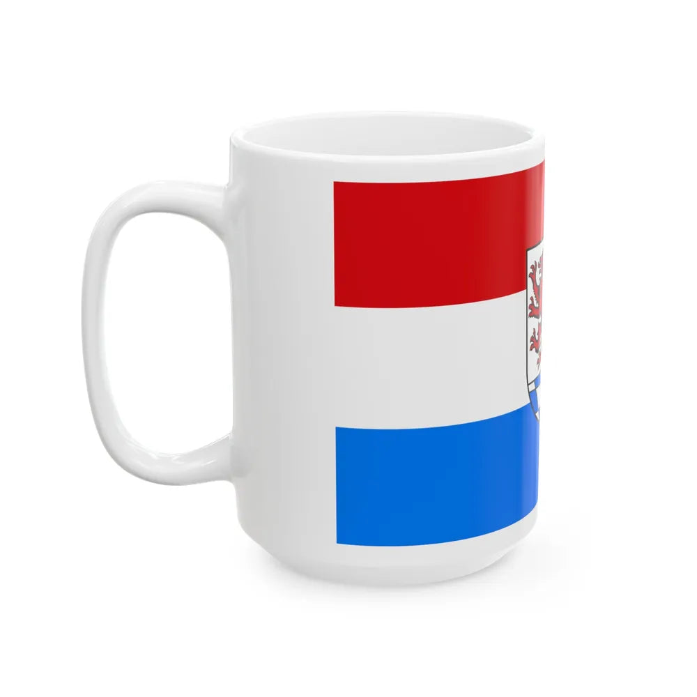 Flag of Passau Germany - White Coffee Mug-Go Mug Yourself