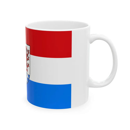 Flag of Passau Germany - White Coffee Mug-Go Mug Yourself