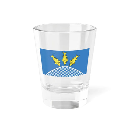 Flag of Pastavy (Belarus) Shot Glass 1.5oz 1.5oz - Go Mug Yourself