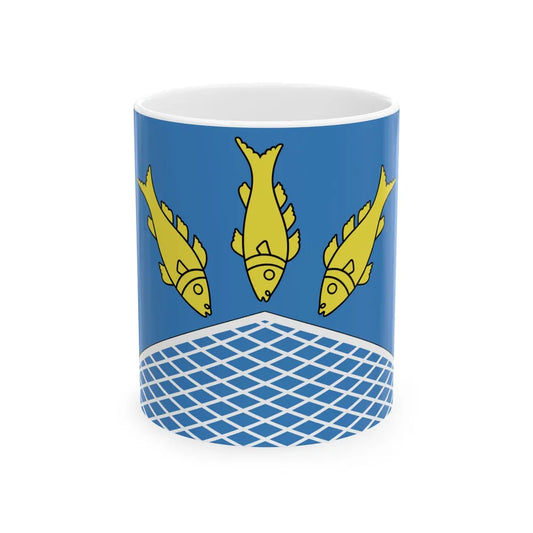Flag of Pastavy (Belarus) White Coffee Mug 11oz - Go Mug Yourself