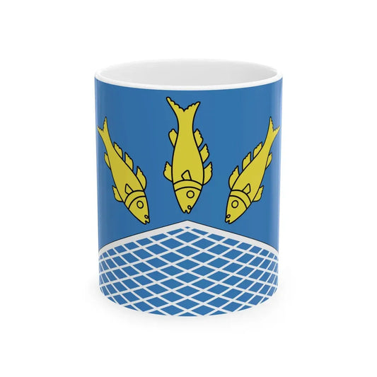 Flag of Pastavy (Belarus) White Coffee Mug 11oz - Go Mug Yourself