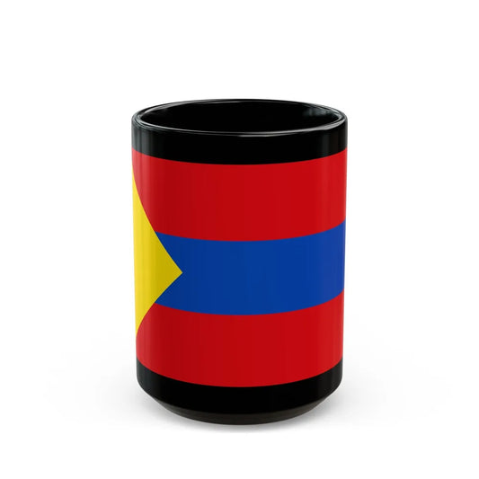 Flag of Pasto Colombia - Black Coffee Mug-15oz-Go Mug Yourself