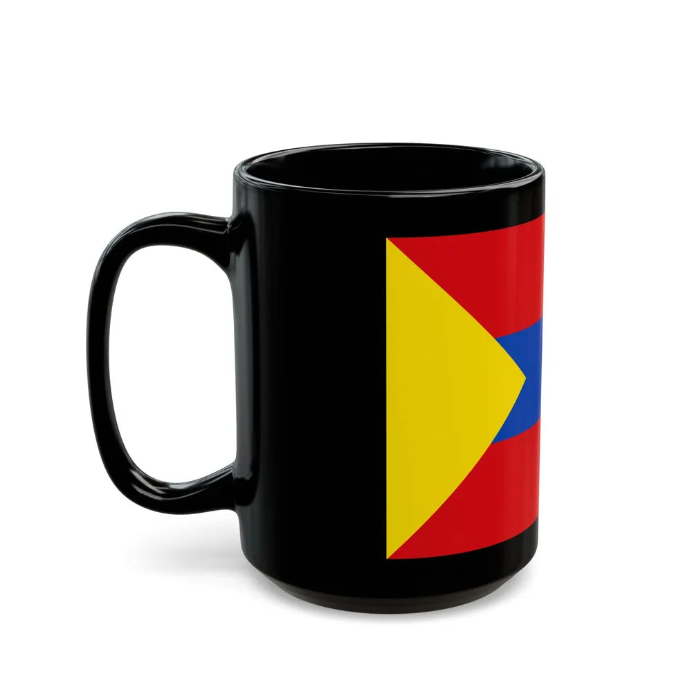 Flag of Pasto Colombia - Black Coffee Mug-Go Mug Yourself