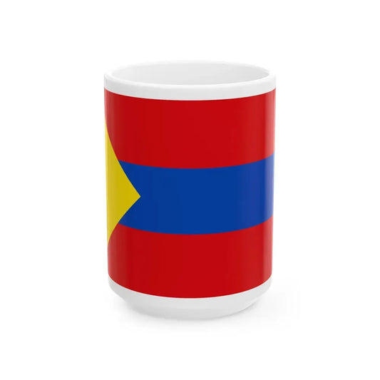 Flag of Pasto Colombia - White Coffee Mug 15oz - Go Mug Yourself