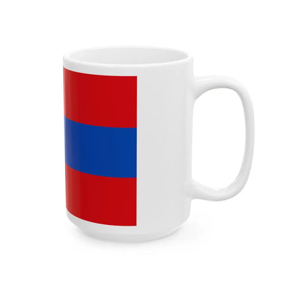 Flag of Pasto Colombia - White Coffee Mug-Go Mug Yourself