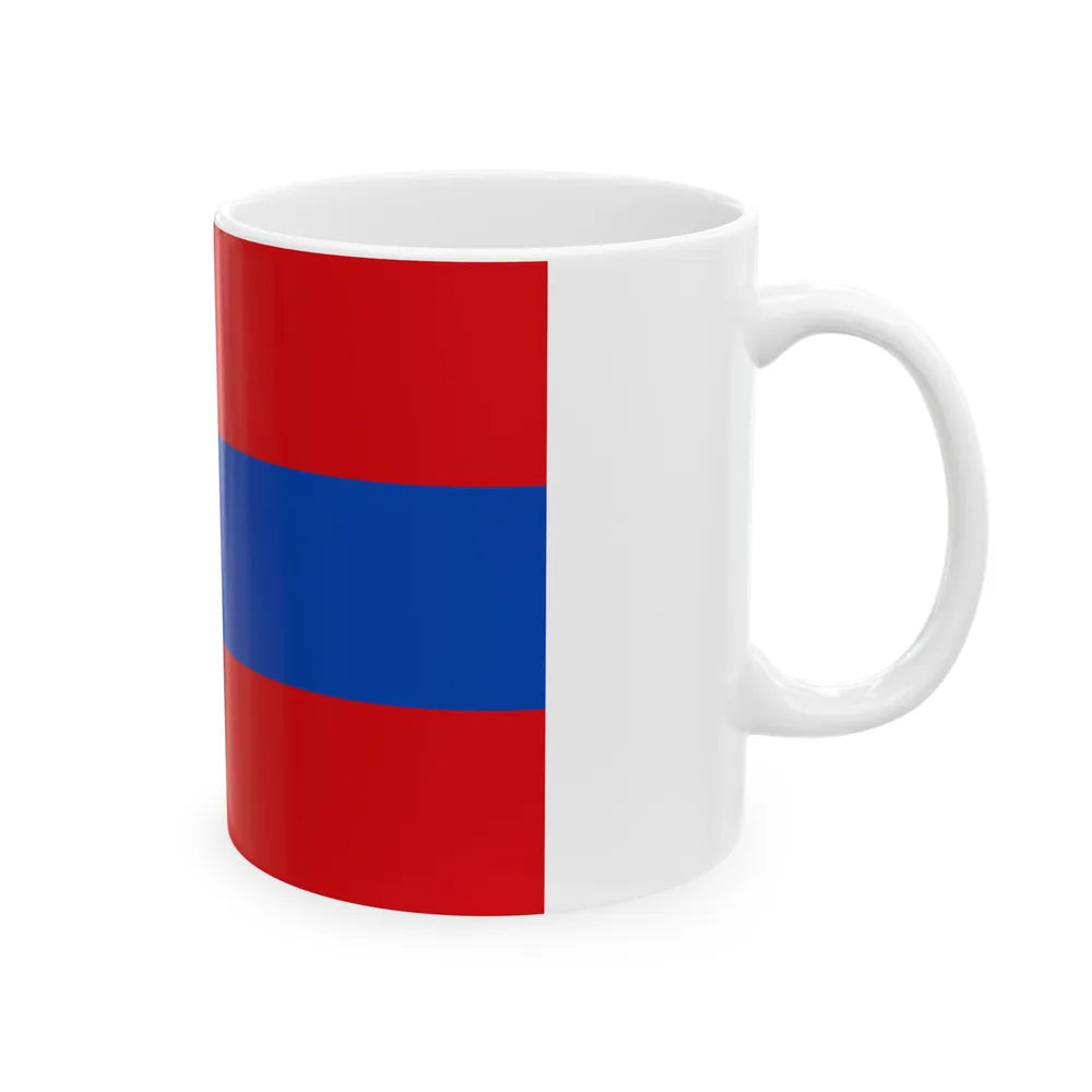 Flag of Pasto Colombia - White Coffee Mug-Go Mug Yourself