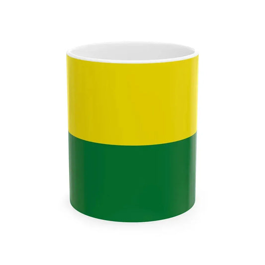 Flag of Patacamaya Bolivia (Bolivia) White Coffee Mug 11oz - Go Mug Yourself