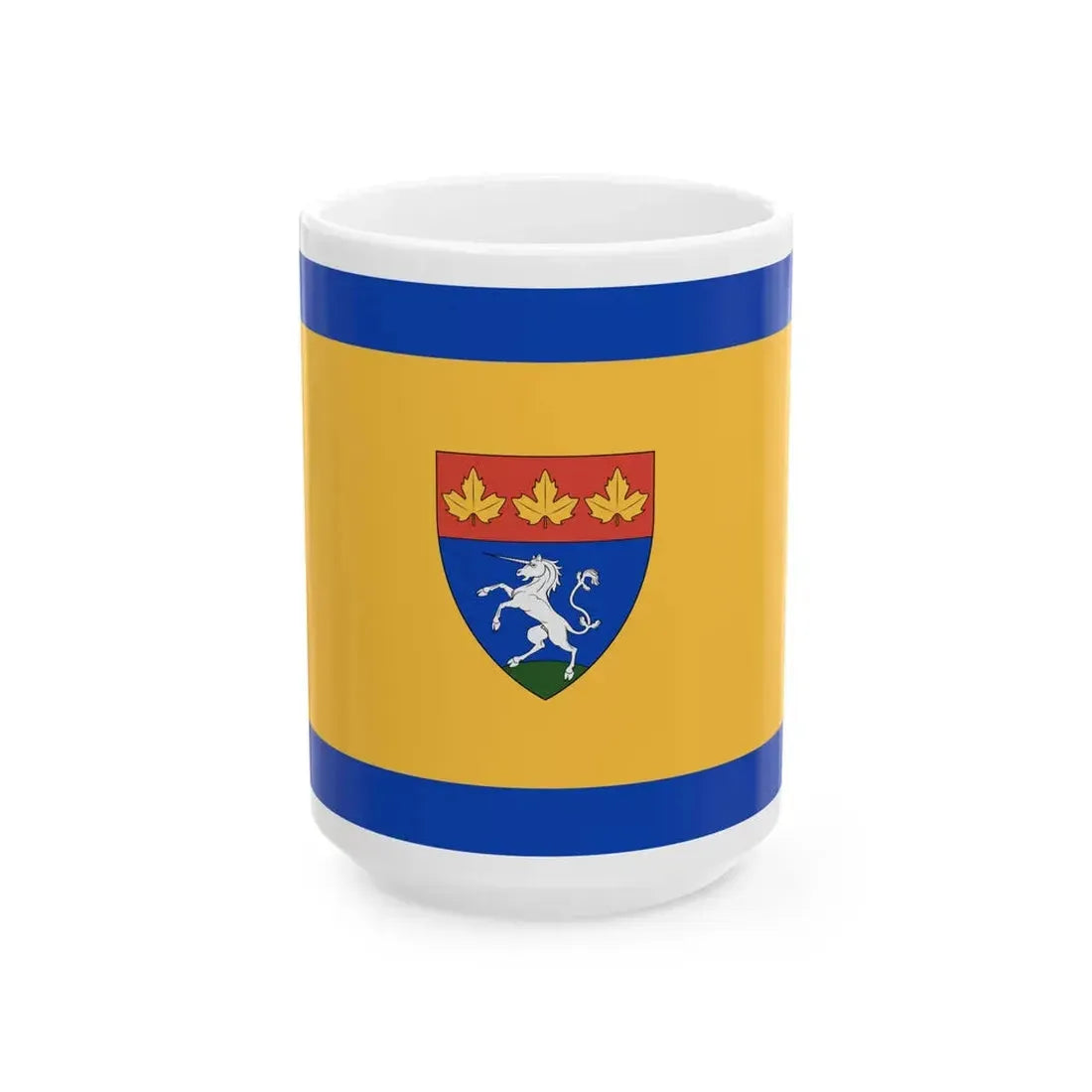 Flag of Patosfa (Hungary) White Coffee Mug 15oz - Go Mug Yourself