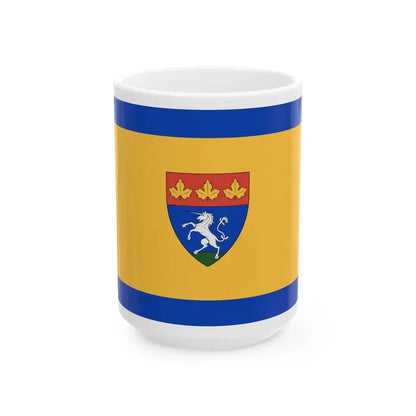 Flag of Patosfa (Hungary) White Coffee Mug 15oz - Go Mug Yourself