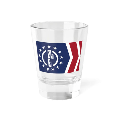 Flag of Patriot Front (United States) Shot Glass 1.5oz 1.5oz - Go Mug Yourself