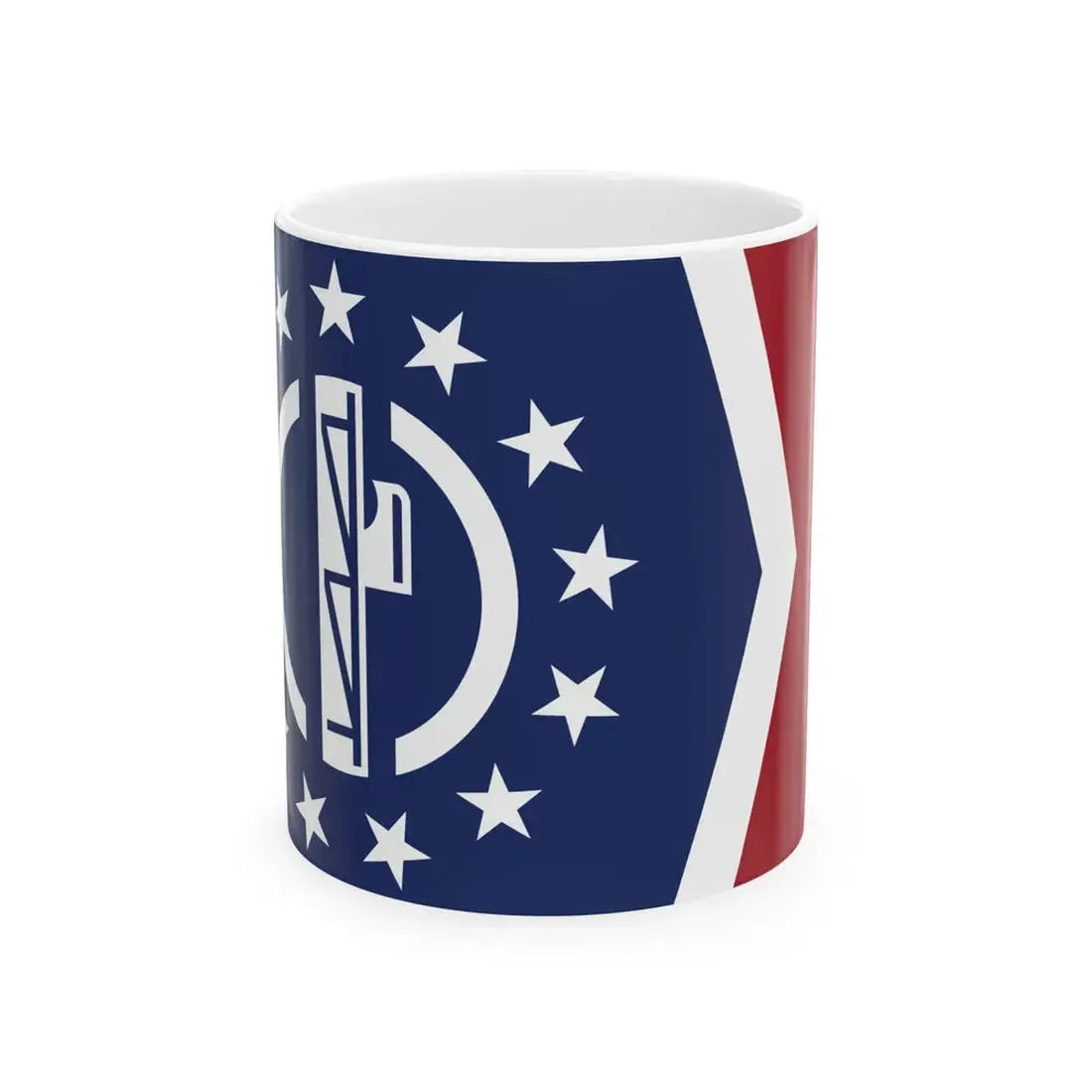 Flag of Patriot Front (United States) White Coffee Mug 11oz - Go Mug Yourself