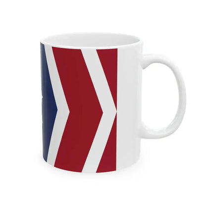 Flag of Patriot Front (United States) White Coffee Mug - Go Mug Yourself
