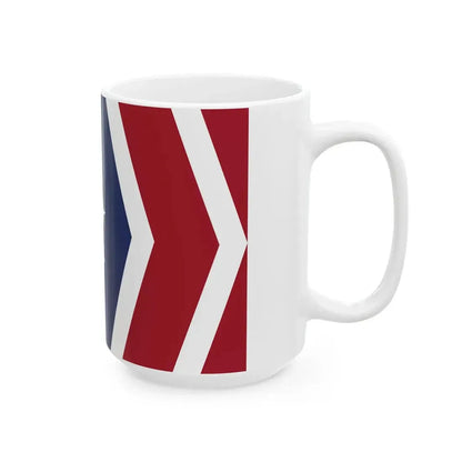 Flag of Patriot Front (United States) White Coffee Mug - Go Mug Yourself