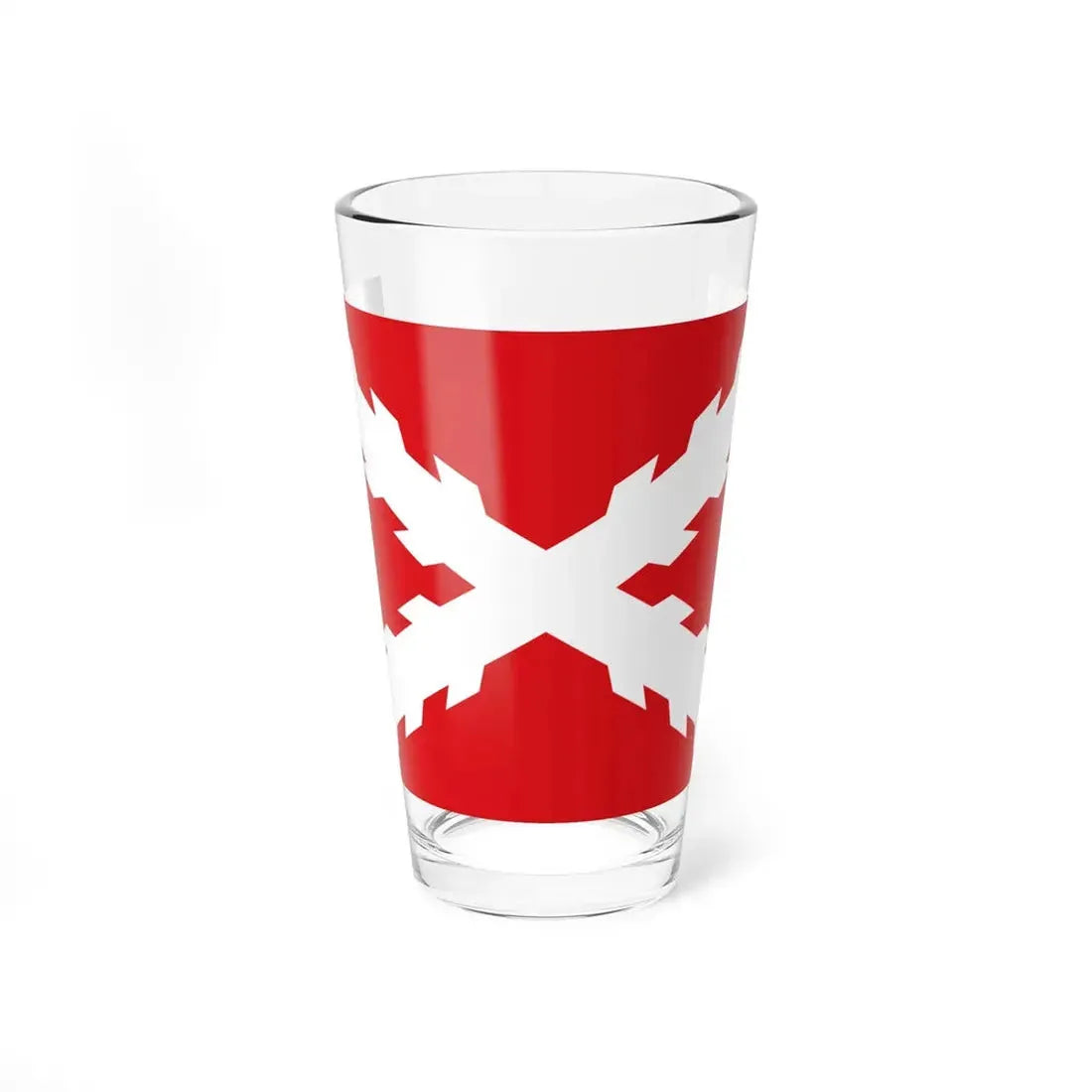 Flag of Patriotic Army of Ecuador 1809 (Ecuador) Pint Glass 16oz 16oz - Go Mug Yourself