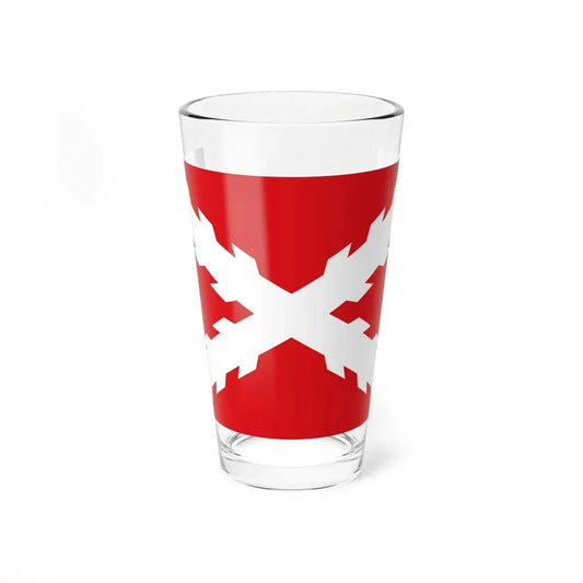 Flag of Patriotic Army of Ecuador 1809 (Ecuador) Pint Glass 16oz 16oz - Go Mug Yourself