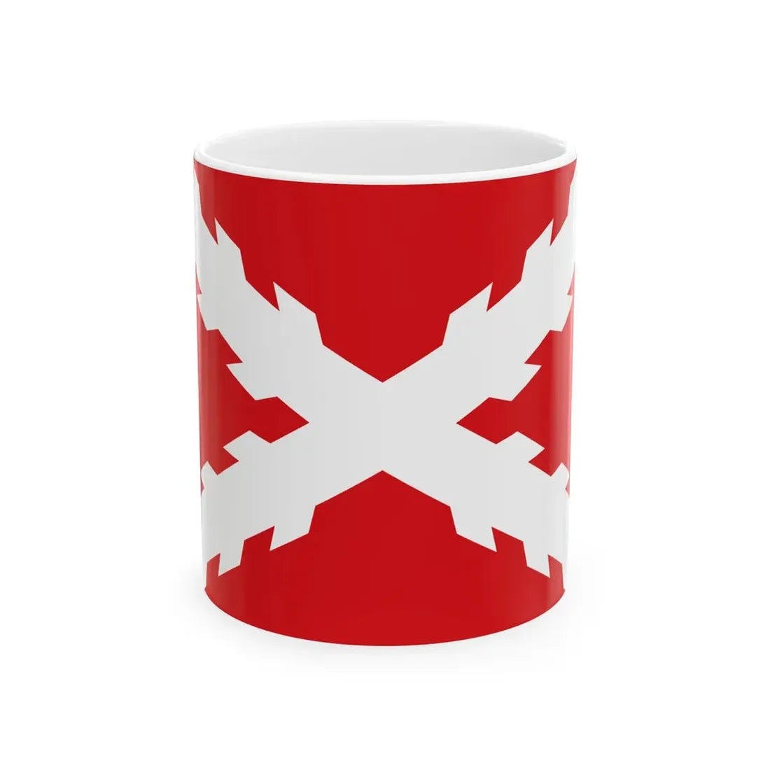 Flag of Patriotic Army of Ecuador 1809 (Ecuador) White Coffee Mug 11oz - Go Mug Yourself