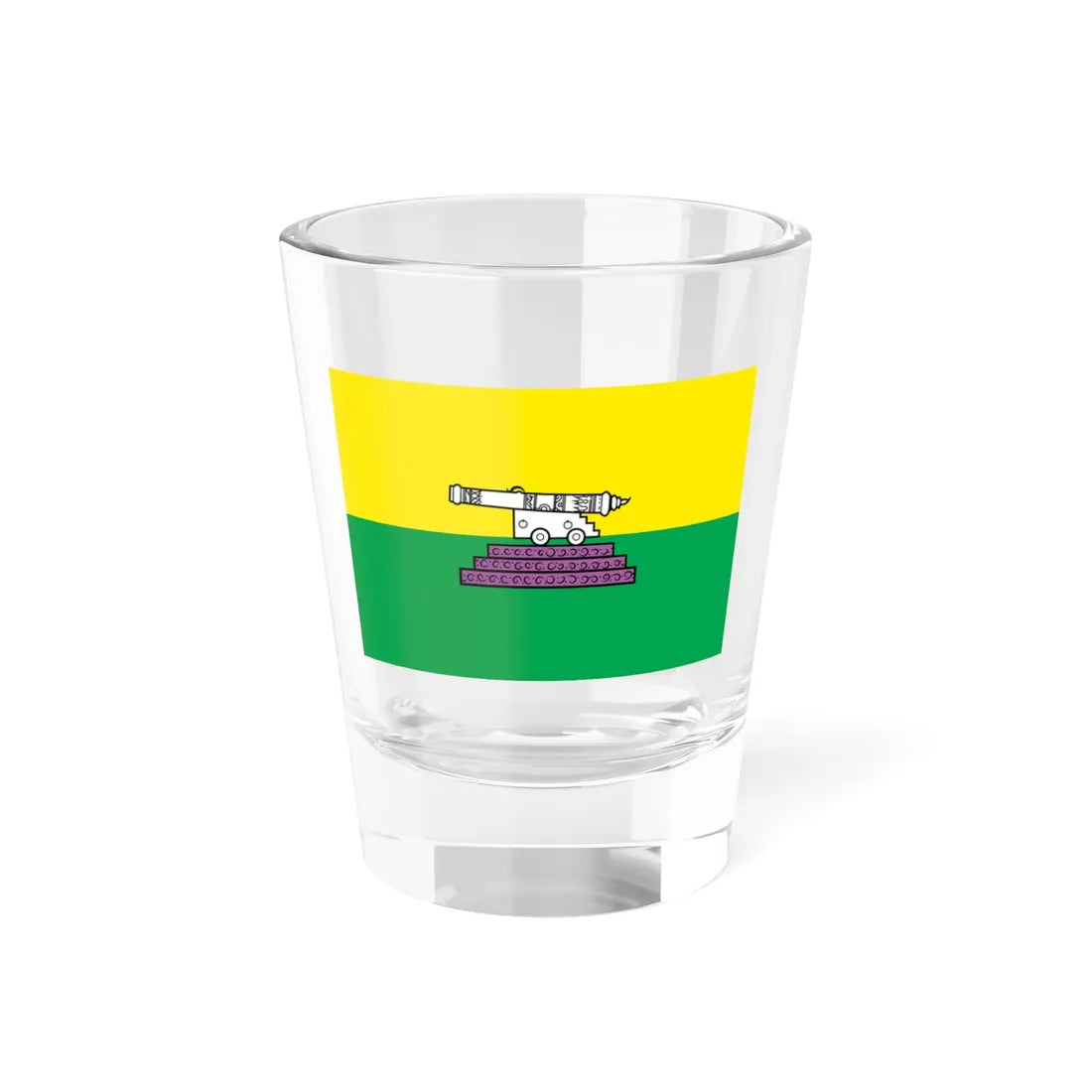 Flag of Pattani Province (Thailand) Shot Glass 1.5oz 1.5oz - Go Mug Yourself
