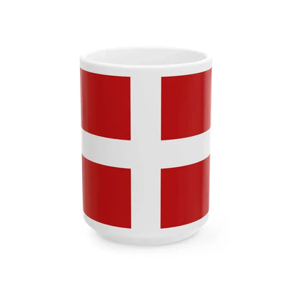 Flag of Pavia (Italy) White Coffee Mug 15oz - Go Mug Yourself