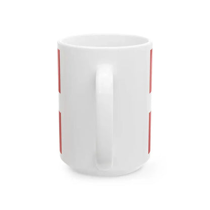 Flag of Pavia (Italy) White Coffee Mug - Go Mug Yourself