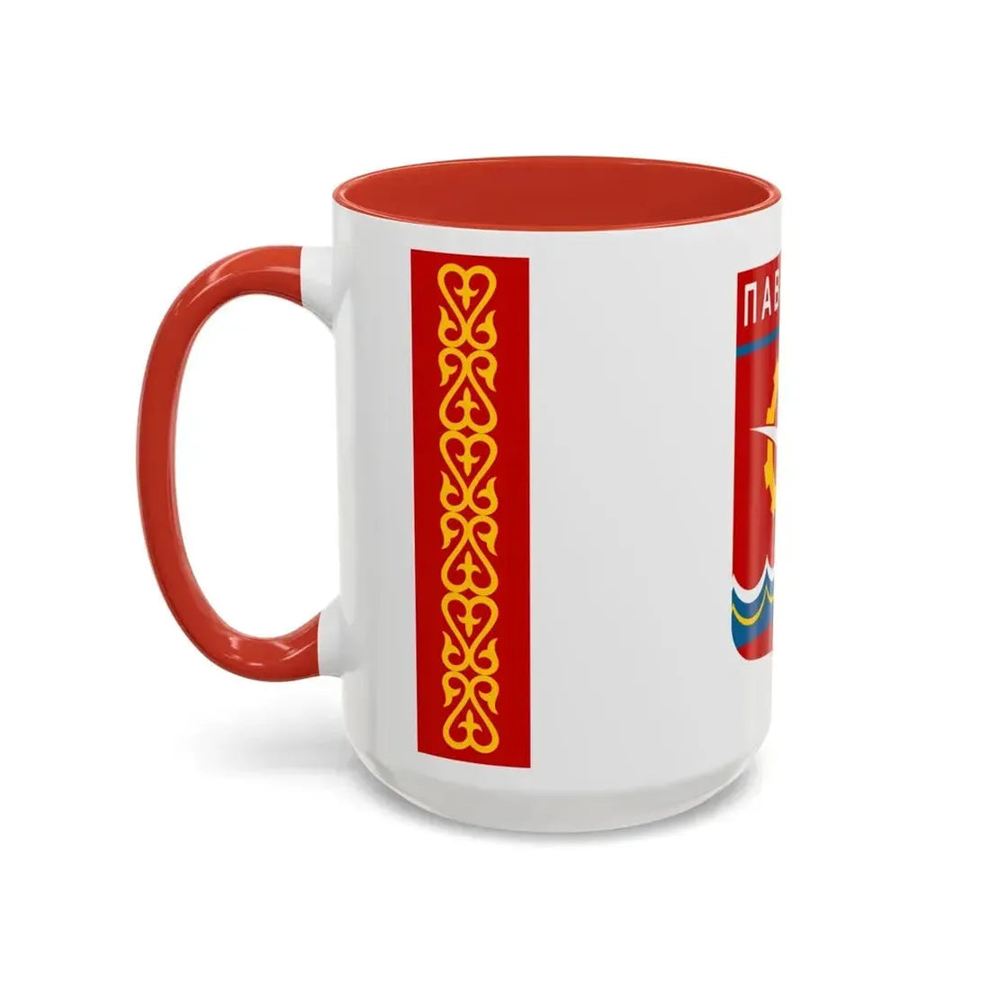 Flag of Pavlodar Kazakhstan - Accent Coffee Mug - Go Mug Yourself