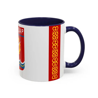 Flag of Pavlodar Kazakhstan - Accent Coffee Mug - Go Mug Yourself
