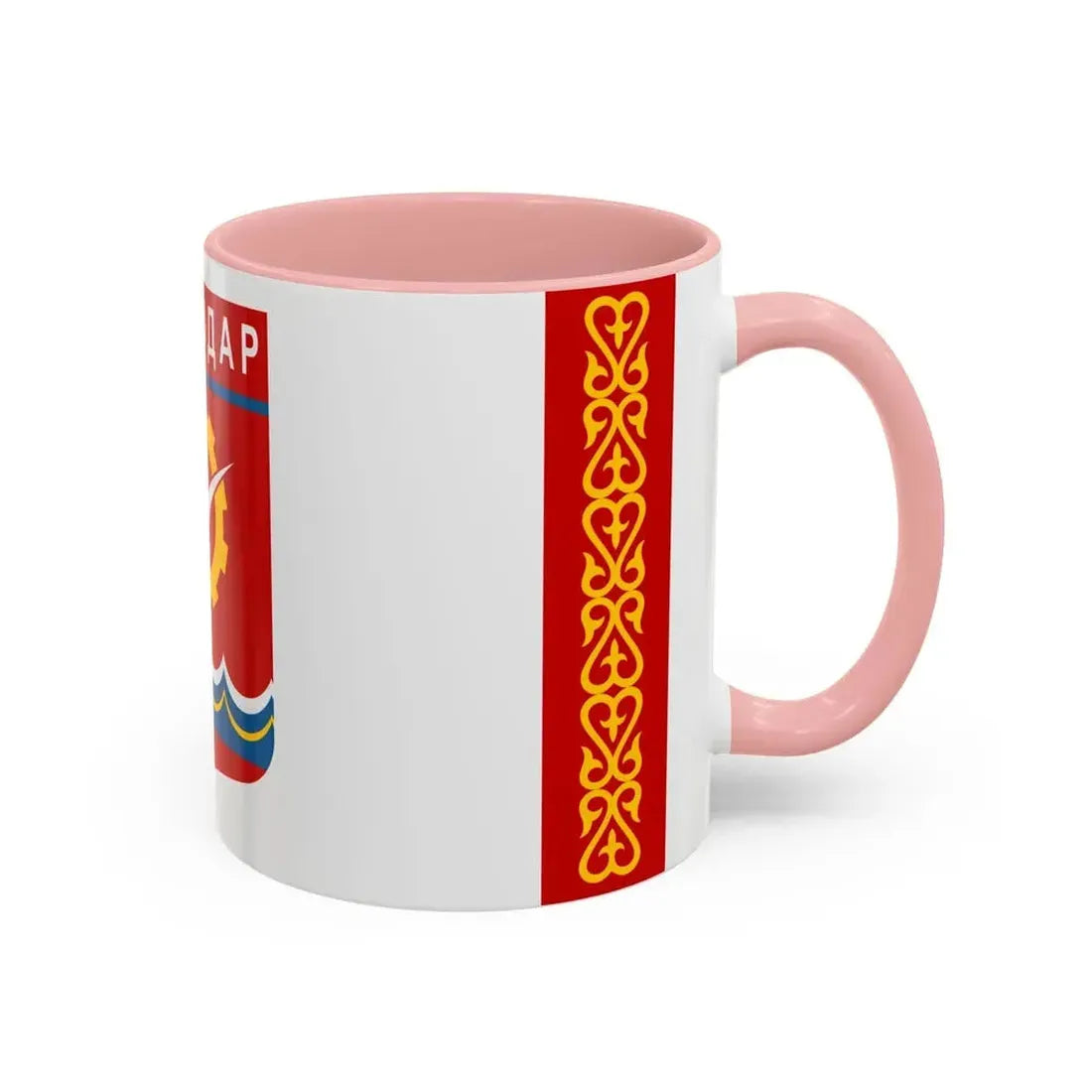 Flag of Pavlodar Kazakhstan - Accent Coffee Mug - Go Mug Yourself