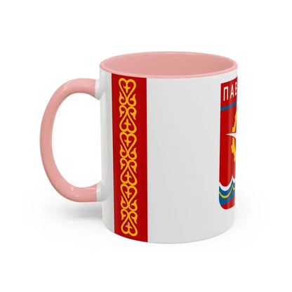 Flag of Pavlodar Kazakhstan - Accent Coffee Mug - Go Mug Yourself