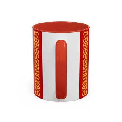Flag of Pavlodar Kazakhstan - Accent Coffee Mug - Go Mug Yourself