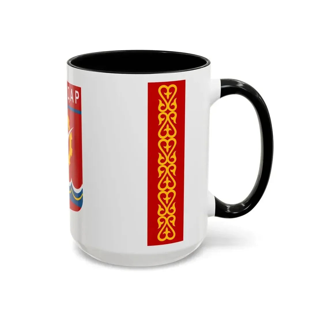 Flag of Pavlodar Kazakhstan - Accent Coffee Mug - Go Mug Yourself
