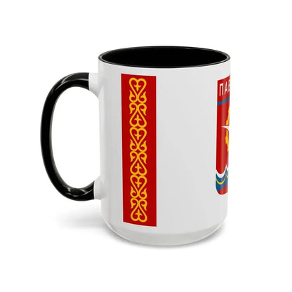 Flag of Pavlodar Kazakhstan - Accent Coffee Mug - Go Mug Yourself