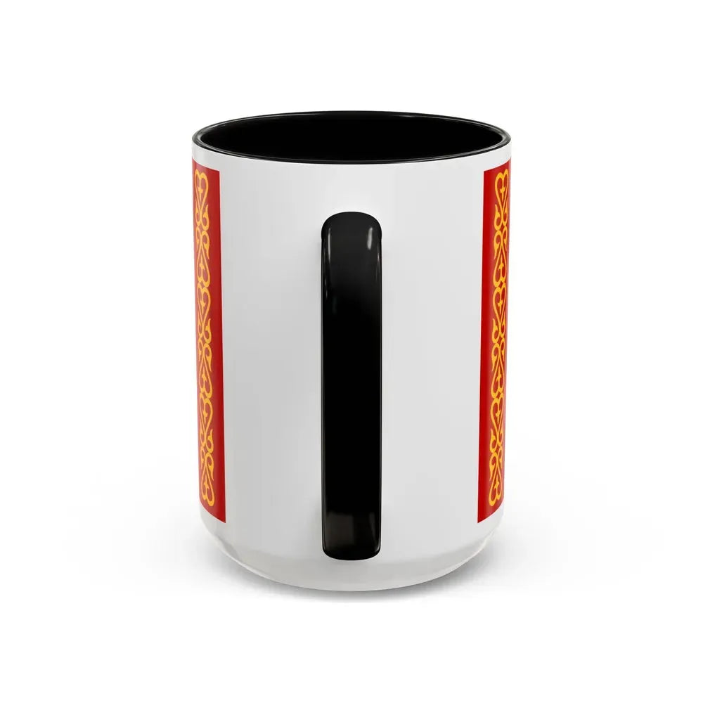 Flag of Pavlodar Kazakhstan - Accent Coffee Mug - Go Mug Yourself