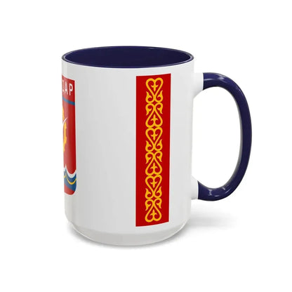 Flag of Pavlodar Kazakhstan - Accent Coffee Mug - Go Mug Yourself