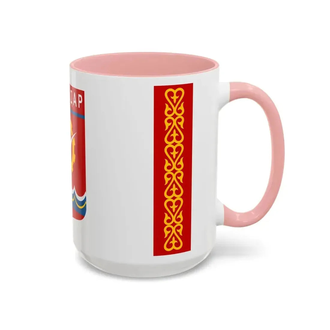 Flag of Pavlodar Kazakhstan - Accent Coffee Mug - Go Mug Yourself