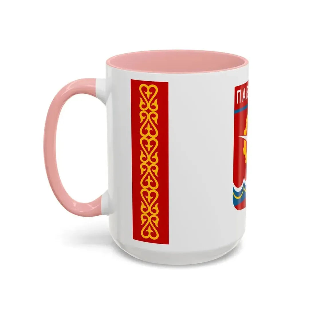 Flag of Pavlodar Kazakhstan - Accent Coffee Mug - Go Mug Yourself