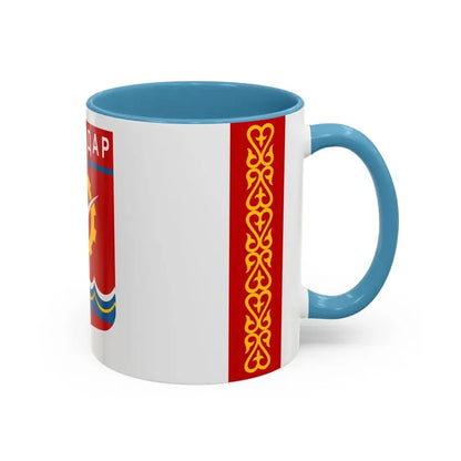 Flag of Pavlodar Kazakhstan - Accent Coffee Mug - Go Mug Yourself