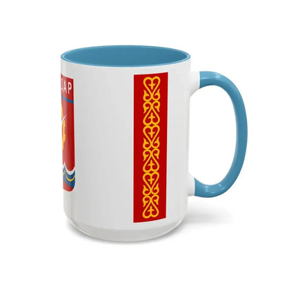 Flag of Pavlodar Kazakhstan - Accent Coffee Mug - Go Mug Yourself
