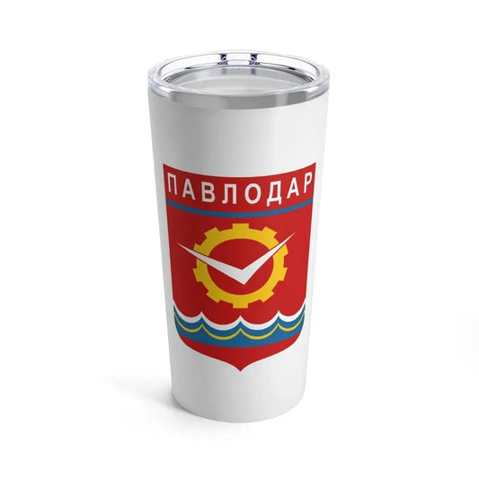 Flag of Pavlodar Kazakhstan - Tumbler 20oz 20oz - Go Mug Yourself