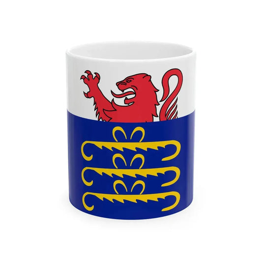 Flag of Pays de Gex (France) White Coffee Mug 11oz - Go Mug Yourself
