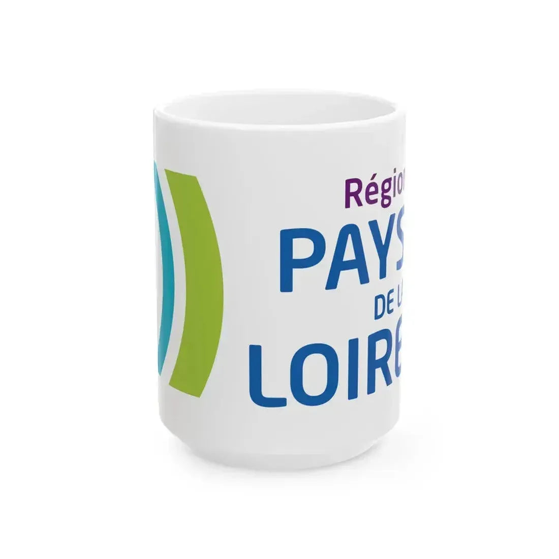 Flag of Pays de la Loire France 2 - White Coffee Mug 15oz - Go Mug Yourself