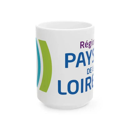 Flag of Pays de la Loire France 2 - White Coffee Mug 15oz - Go Mug Yourself