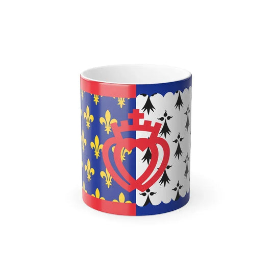 Flag of Pays de la Loire France - Color Changing Coffee Mug 11oz - Go Mug Yourself