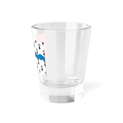 Flag of Pays Nantais Bro Naoned - blue (Belgium) Shot Glass 1.5oz - Go Mug Yourself
