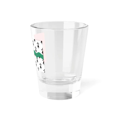 Flag of Pays Nantais Bro Naoned - green (Belgium) Shot Glass 1.5oz - Go Mug Yourself