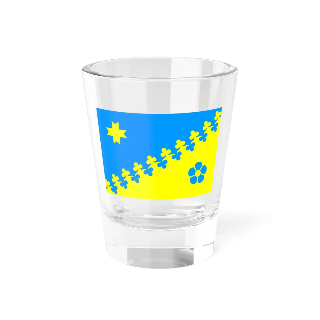 Flag of Põdrala Parish (Estonia) Shot Glass 1.5oz 1.5oz - Go Mug Yourself